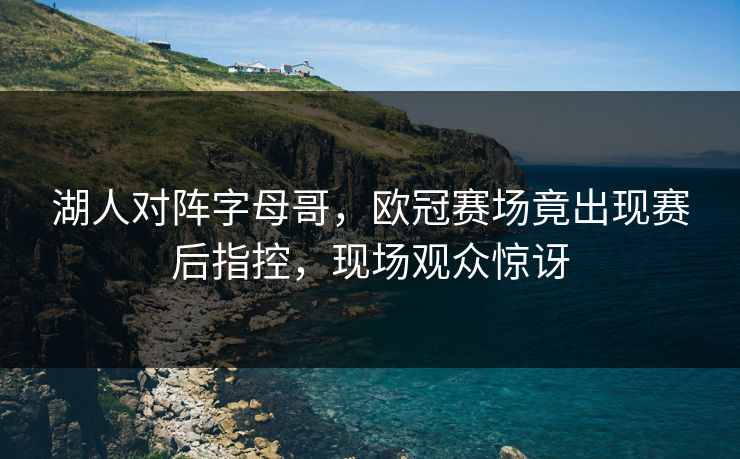 湖人对阵字母哥，欧冠赛场竟出现赛后指控，现场观众惊讶